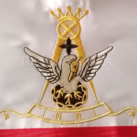 AASR Scottish rite Apron Machine made #3